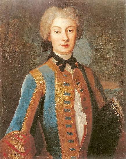 Louis de Silvestre Anna Orzelska in riding habit china oil painting image